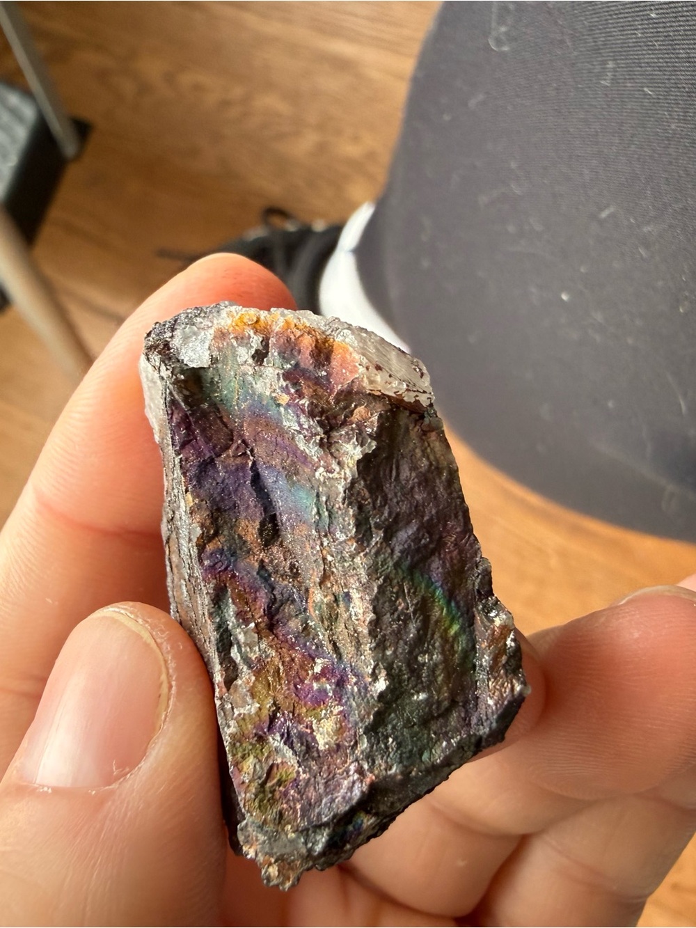 Mineral specimen collectors! Rainbow hematite / turgite specimen